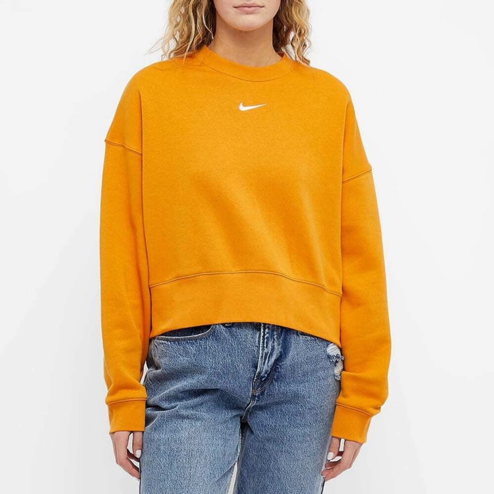 Nike Sportswear Collection Essentials Oversized Fleece Crewneck Sweatshirt - L